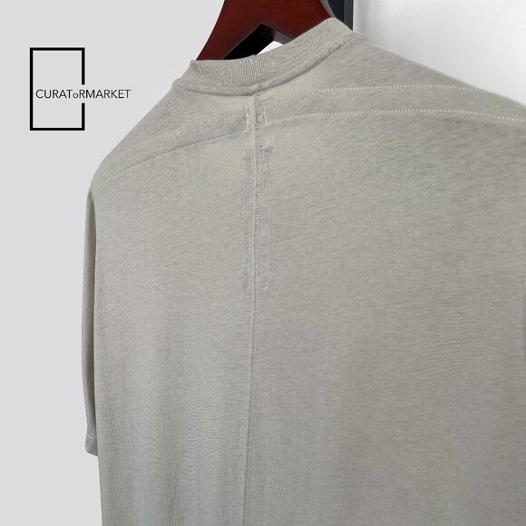Rick Owens: Runway Aluminum Loose Rod Oyster Level T Shirt SS19 Babel - Picture 7 of 16